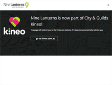 Tablet Screenshot of ninelanterns.net